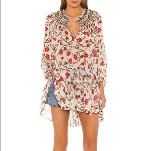 Free People Keeping Up With Kara Ivory Tunic